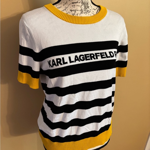 Karl Lagerfeld Short Sleeve
Striped Top - Picture 4 of 7